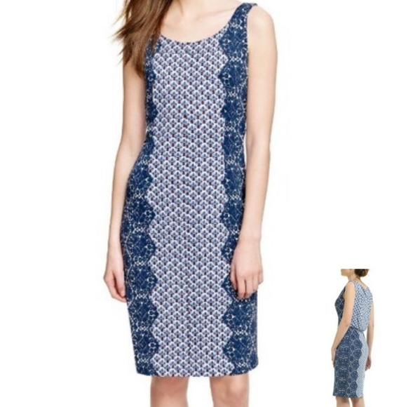 Sz Small Tory Burch Sleeveless Porter Shift Dress - Picture 3 of 10